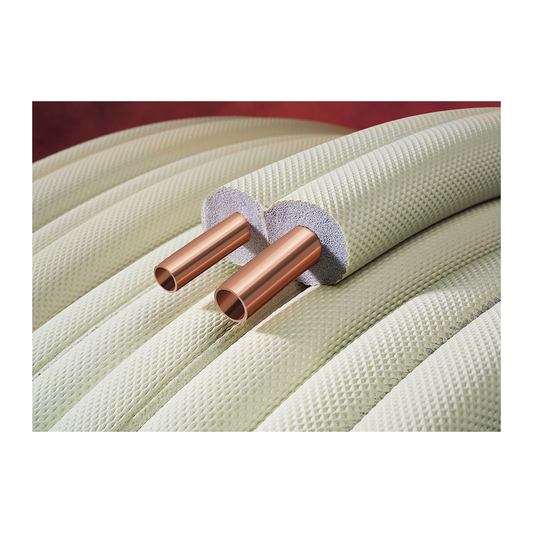 TUBE CUIVRE CLIMATISATION DOUBLE AVEC ISOLATION - SANS