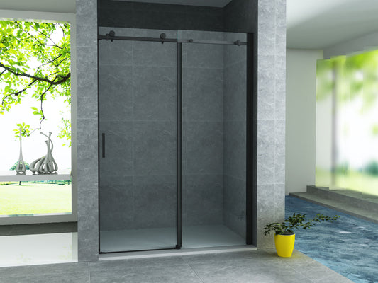 ALONI PORTE DE DOUCHE COULISSANTE 8MM (120X200CM) NOIR