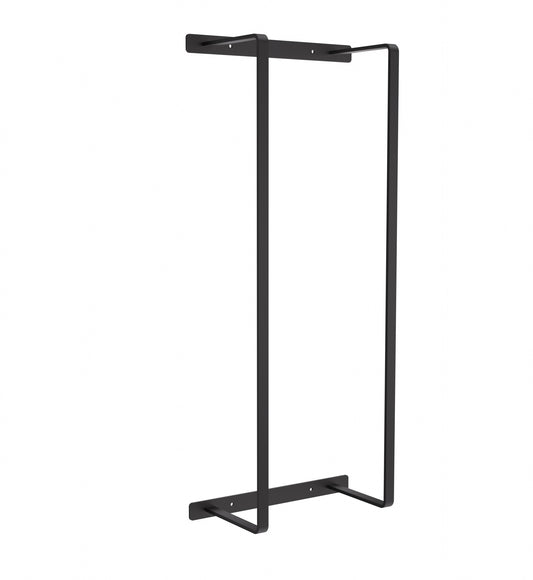 PORTE - SERVIETTES - VERTICALE - 67X28X14 CM - NOIR MAT