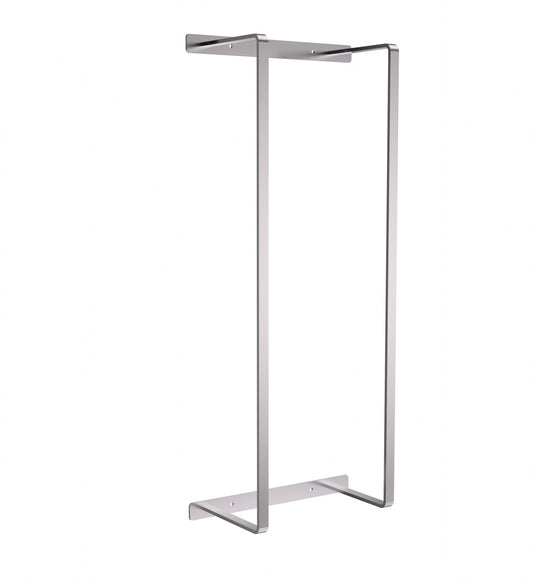 PORTE - SERVIETTES - VERTICALE - 67X28X14 CM - ACIER INOX
