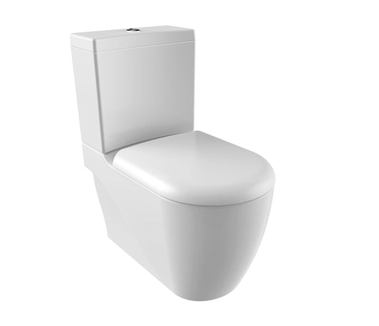 GRANDE XXL CUVETTE WC À POSER, AVEC HYGIÈNE (BIDET), SORTIE