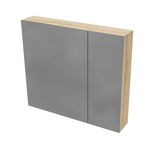 HAYAT ARMOIRE MIROIR - 2 PORTES MIROIRS ASYMÉTRIQUES, À UN