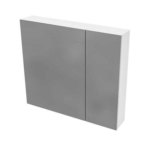 HAYAT ARMOIRE MIROIR - 2 PORTES MIROIRS ASYMÉTRIQUES, À UN