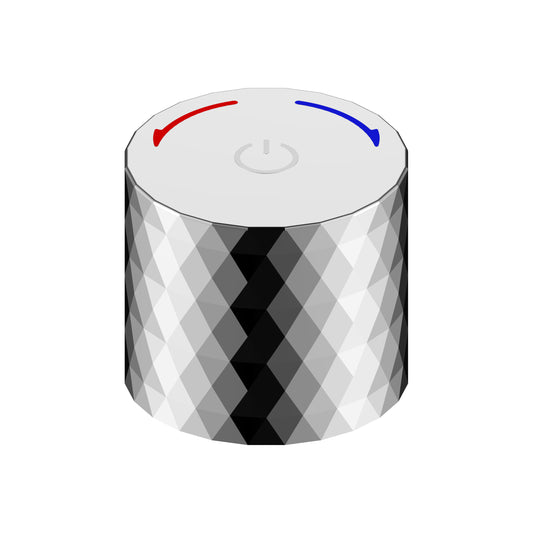 ALONI FLOW BOUTON - POUSSOIR MITIGEUR ENCASTRÉ - CHROME