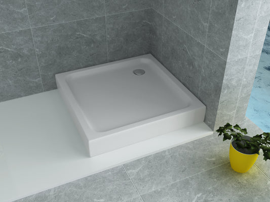 ALONI RECEVEUR DE DOUCHE ACRYLIQUE CARRÉ (90X90X15CM)
